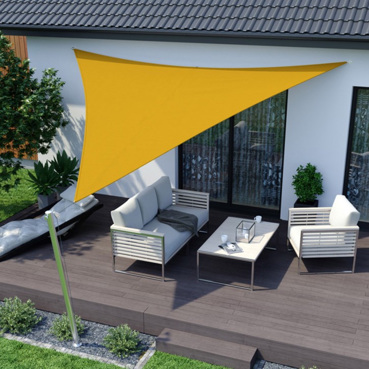 Voile d'ombrage triangulaire, imperméable