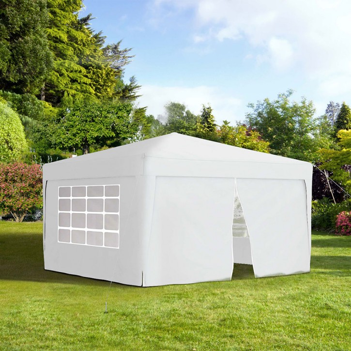 Rideau supplémentaire avec fermeture éclair pour tonnelle Basic et Premium, 295 x 195 cm