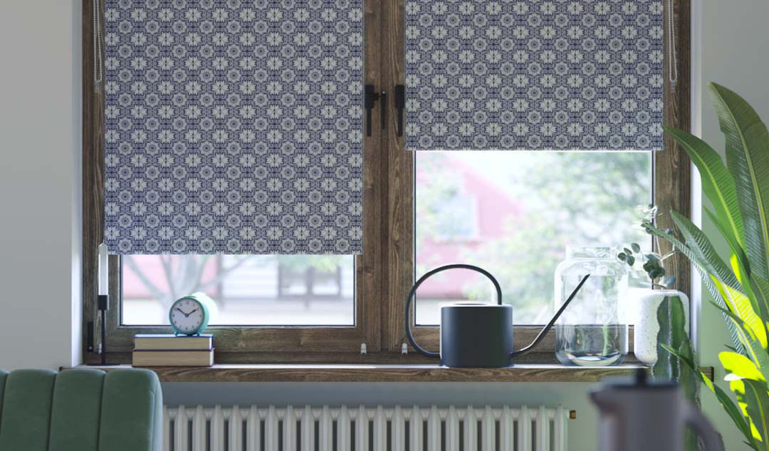 Store enrouleur à motifs
