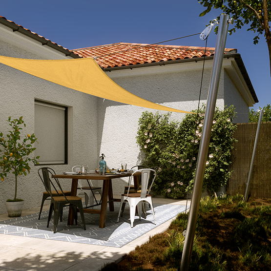 Voile d'ombrage imperméable