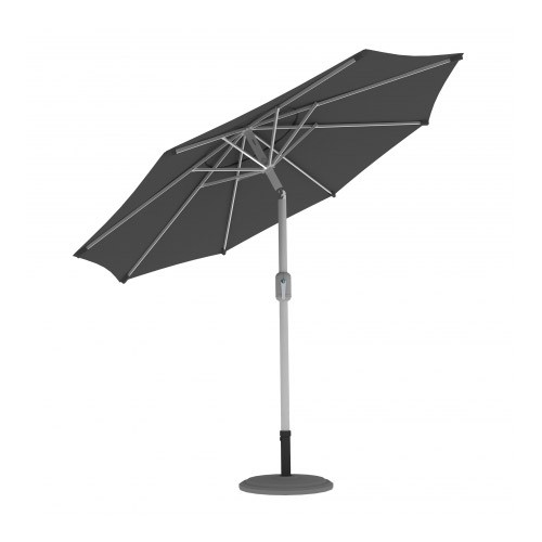 Parasol droit orientable rond 3,5 m