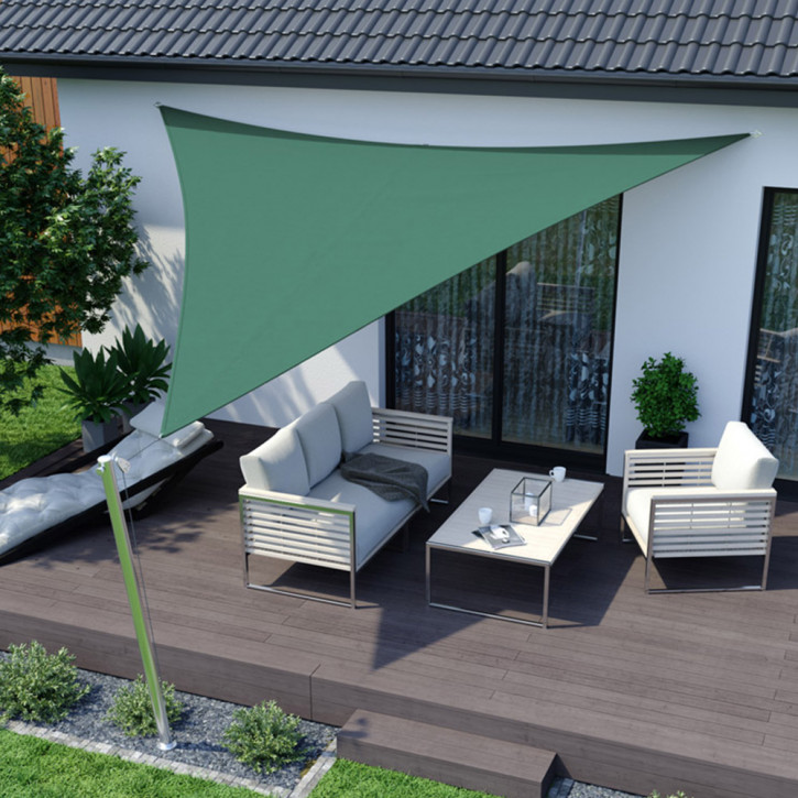 Voile d'ombrage triangulaire, imperméable
