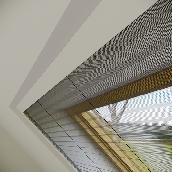 Moustiquaire plissée pour fenêtre de toit