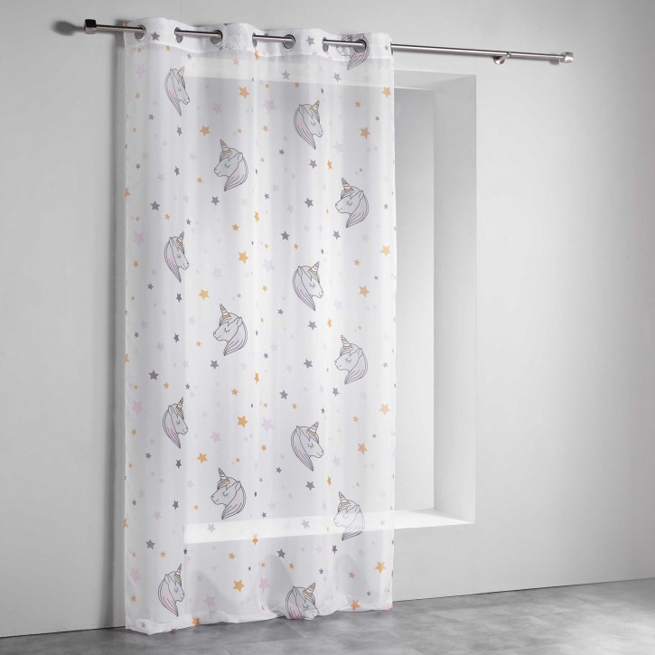 Voilage à oeillets pour chambre d'enfant Lulu