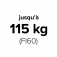 jusqu'à 115 kg (FI60)