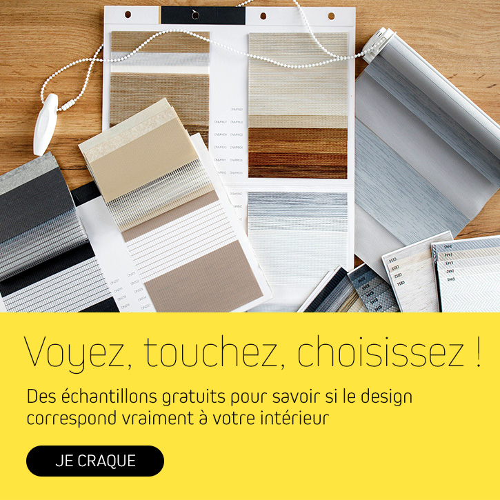 Des échantillons gratuits pour savoir si le design correspond vraiment à votre intérieur