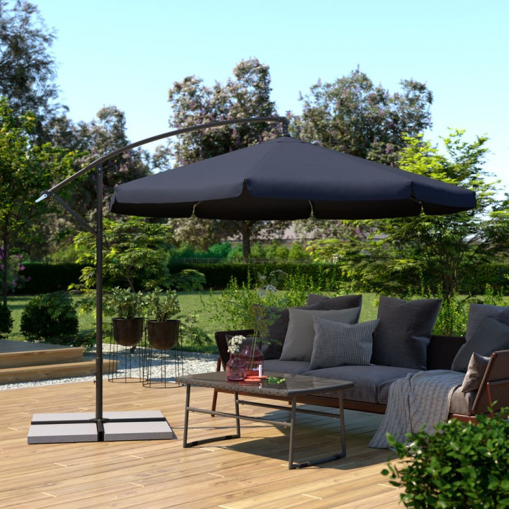 Parasol déporté rond 3 m