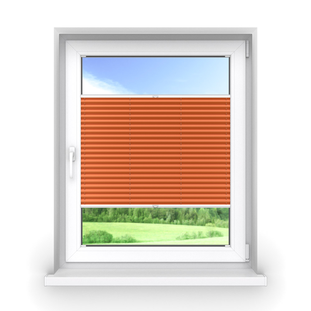  Store Plissé Premium Sur Mesure Tamisant, Amalia Orange