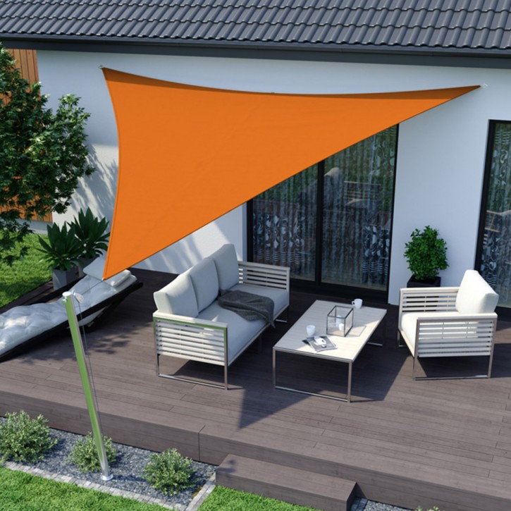 Voile d'ombrage triangulaire, imperméable