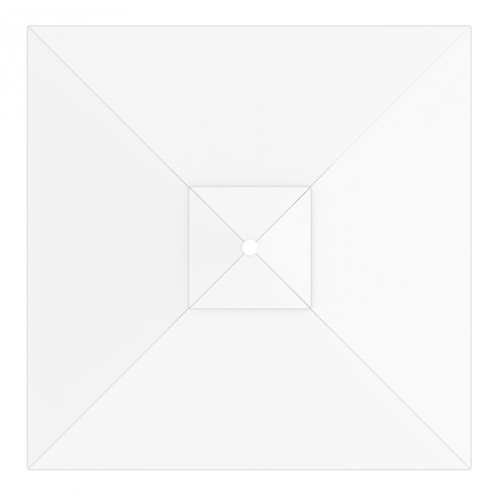 Toile de parasol carrée 3x3 m, Interpara