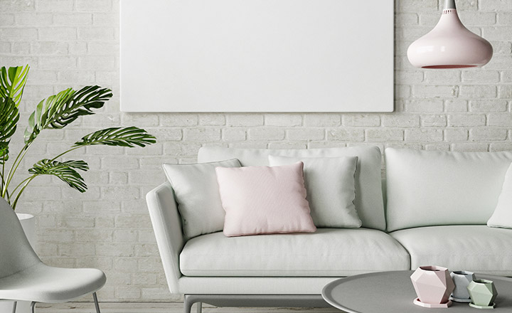 Rideaux dans le salon