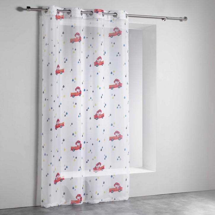 Voilage à oeillets pour chambre d'enfant Lulu