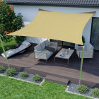 Podgląd: Voile d'ombrage carrée, imperméable Avant-première: Voile d'ombrage carrée, imperméable