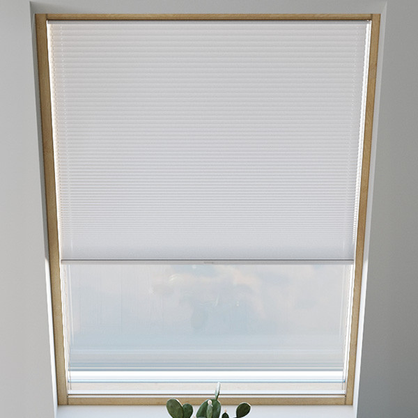 Store plissé pour fenêtre de toit, thermo-isolant, sur mesure