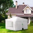 Podgląd: Rideau supplémentaire avec fermeture éclair pour tonnelle Basic et Premium, 295 x 195 cm Avant-première: Rideau supplémentaire avec fermeture éclair pour tonnelle Basic et Premium, 295 x 195 cm