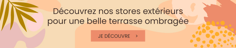 Découvrez nos stores extérieurs pour une belle terrasse ombragée