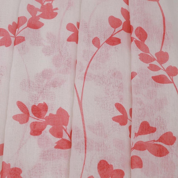 Voilage à oeillets motif feuille Tilia
