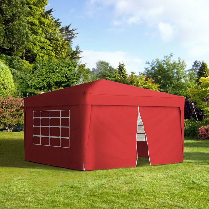 Rideau supplémentaire avec fermeture éclair pour tonnelle Basic et Premium, 295 x 195 cm
