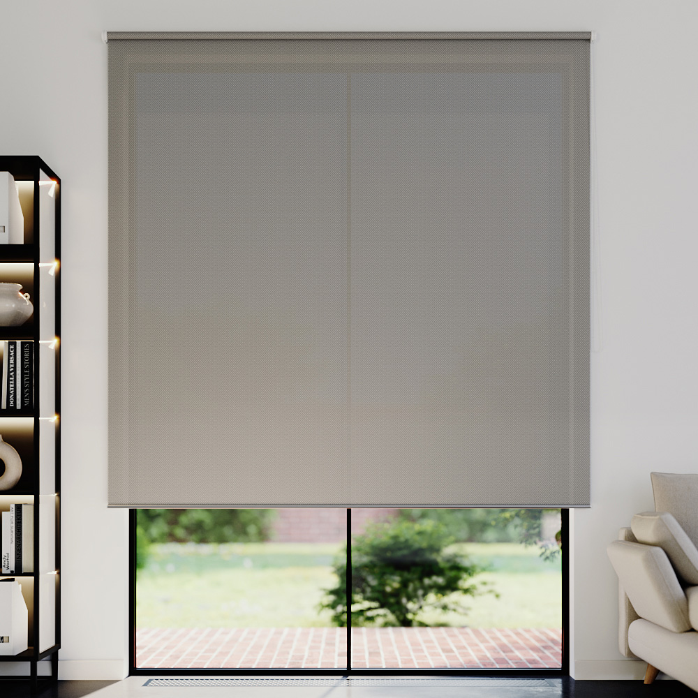 Store enrouleur screen, Sur mesure, Dione Gris mélangé
