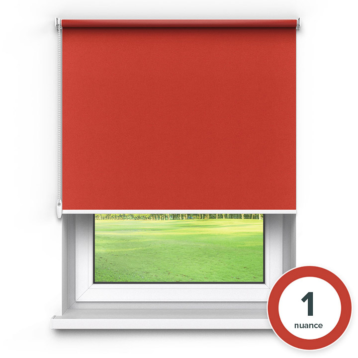 Store enrouleur occultant sans coffre, Premium, Rouge