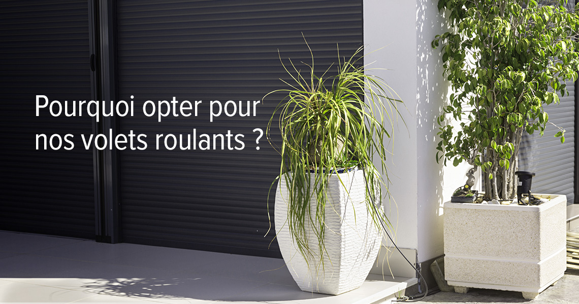 Pourquoi opter pour nos volets roulants