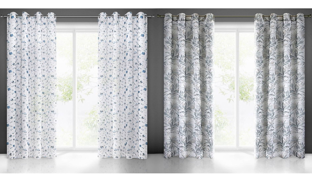 Rideaux bicolores