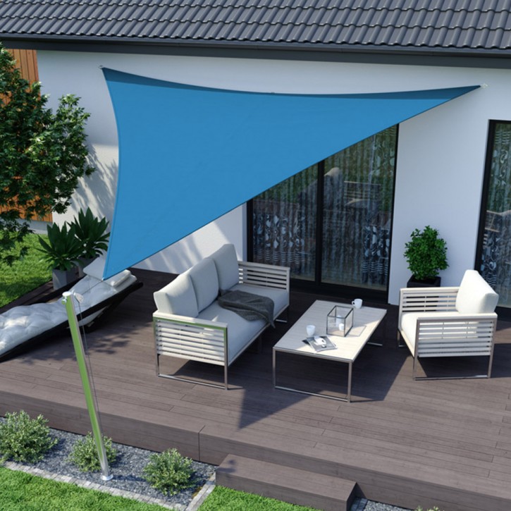 Voile d'ombrage triangulaire, imperméable
