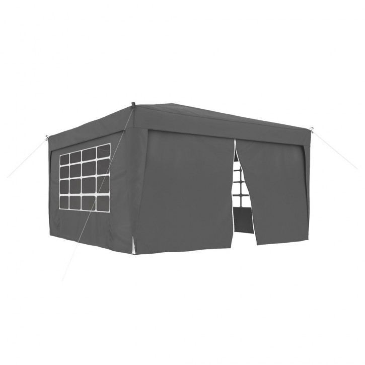 Rideau supplémentaire avec fermeture éclair pour tonnelle Basic et Premium, 295 x 195 cm