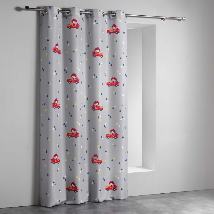 Rideau tamisant à oeillets pour chambre d'enfant Lulu