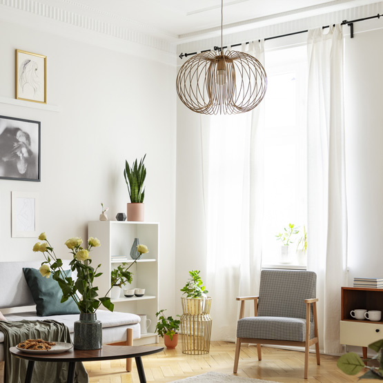 Batiste material curtain