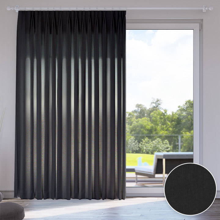 Rideau tamisant, Sur Mesure, Easy, Perle noire