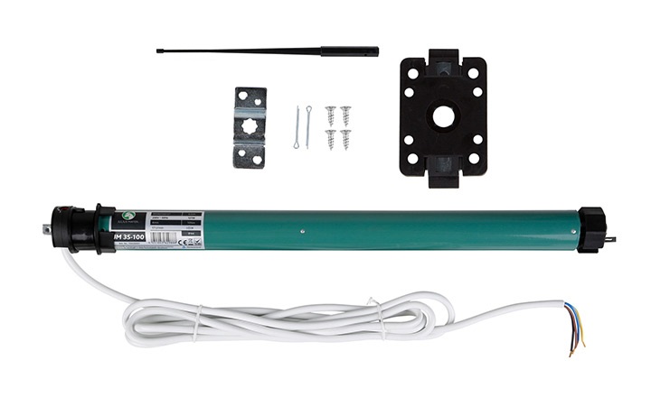 Neco Tubulaire Moteur Volets Roulants 230 Presque comme neuf avec commande manuelle-Série ED3