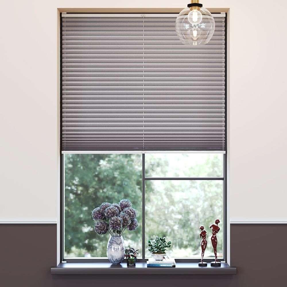 Store plissé occultant, Sur mesure, Premium, Lily Poudre