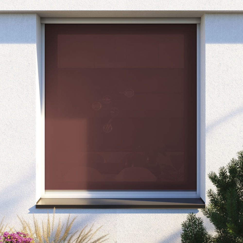 Store screen extérieur, Sur mesure, Cerise