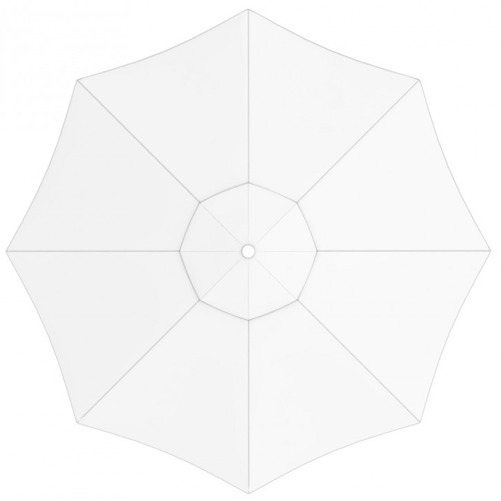 Toile de parasol ronde 3,5 m, Interpara
