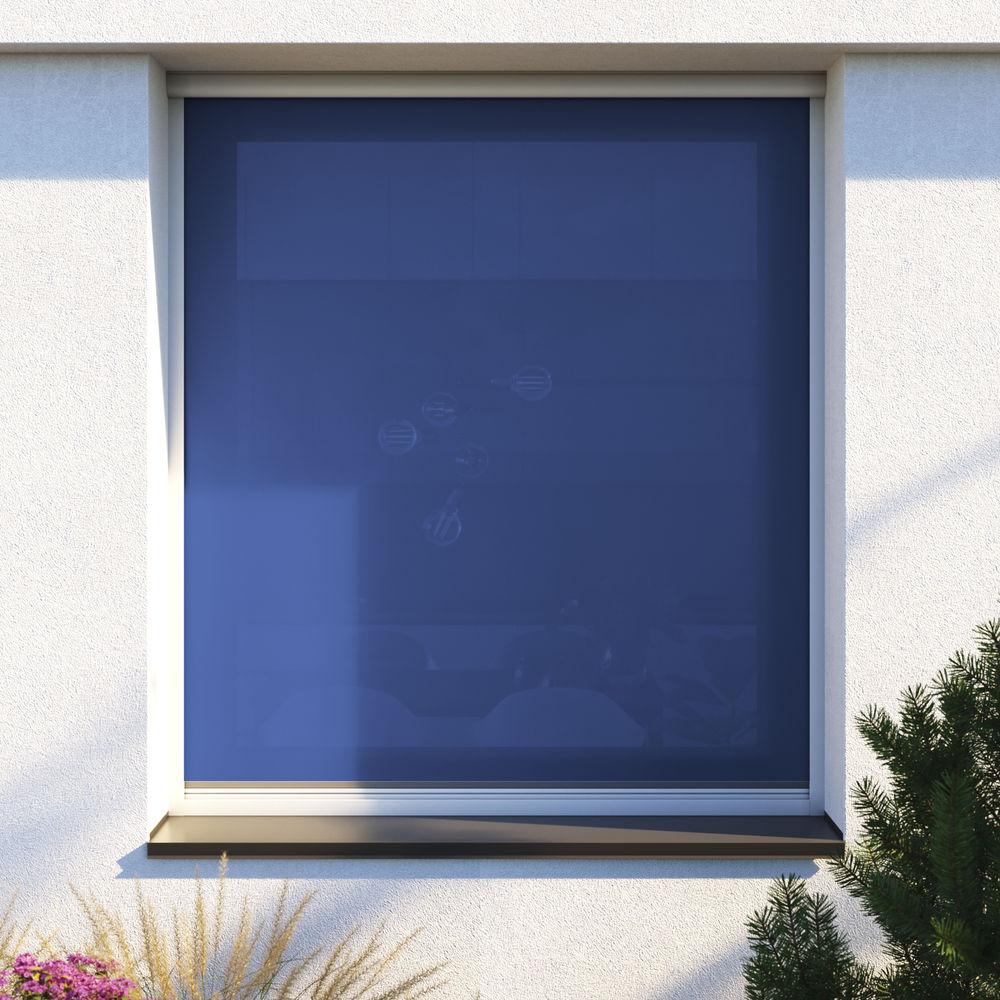Store screen extérieur, Sur mesure, Bleuet
