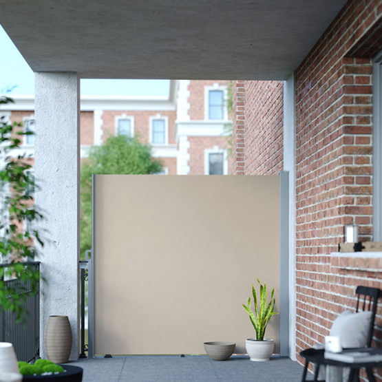 Paravent extérieur retractable