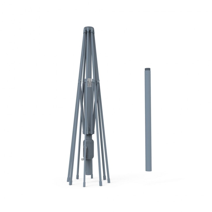 Mât en aluminium pour parasol droit Interpara, 3x3 m
