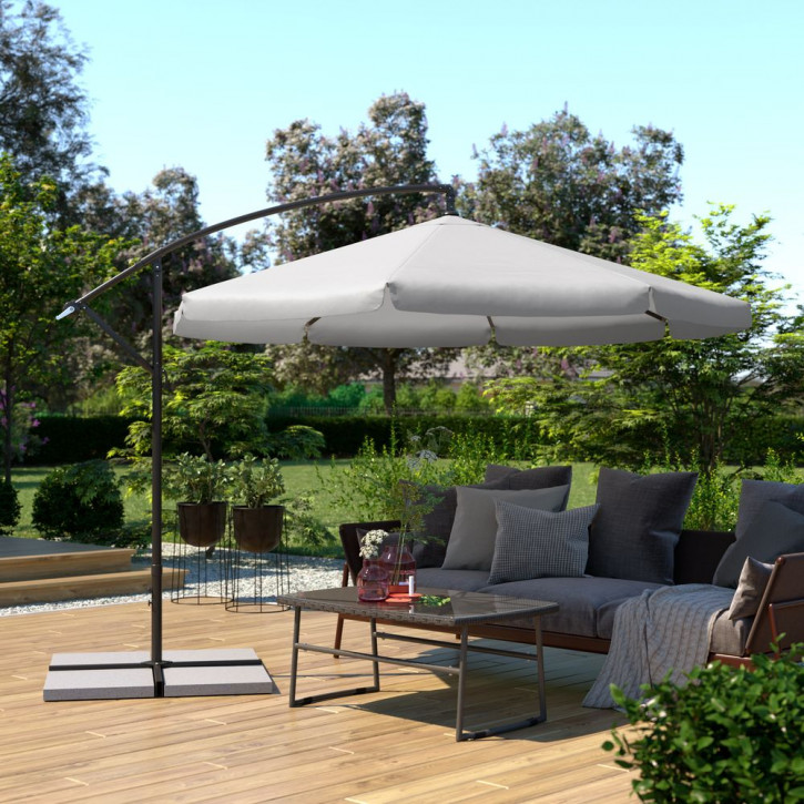 Parasol déporté rond 3 m