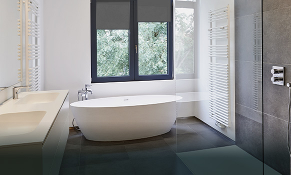 Kitchen roller blind